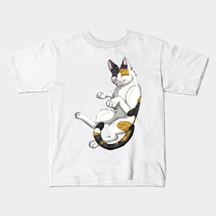 Calico Tabby Shorthair Kids T-Shirt